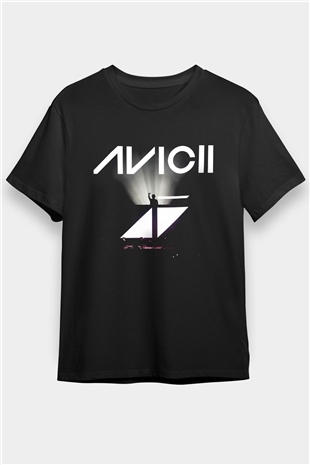 Avicii Siyah Unisex Tişört T-Shirt - TişörtFabrikası