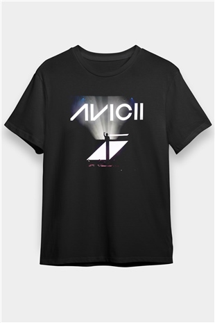 Avicii Siyah Unisex Tişört T-Shirt - TişörtFabrikası