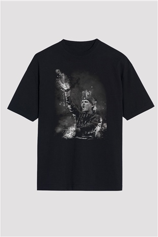 Avicii Siyah Oversize Tişört Oversize T-shirt - TişörtFabrikası