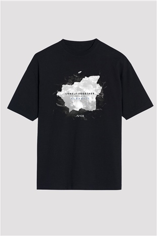 Avicii Siyah Oversize Tişört Oversize T-shirt - TişörtFabrikası