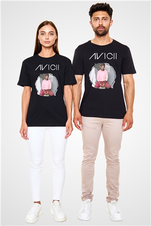 Avicii Siyah Unisex Tişört T-Shirt - TişörtFabrikası