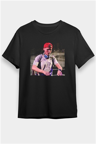 Avicii Siyah Unisex Tişört T-Shirt - TişörtFabrikası