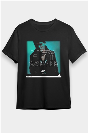 Avicii Siyah Unisex Tişört T-Shirt - TişörtFabrikası