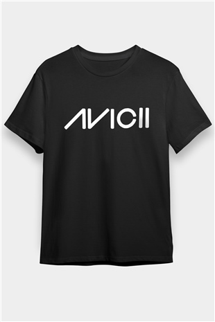 Avicii Siyah Unisex Tişört T-Shirt - TişörtFabrikası
