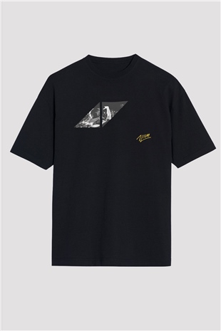 Avicii Siyah Oversize Tişört Oversize T-shirt - TişörtFabrikası