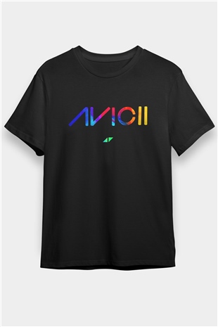 Avicii Siyah Unisex Tişört T-Shirt - TişörtFabrikası
