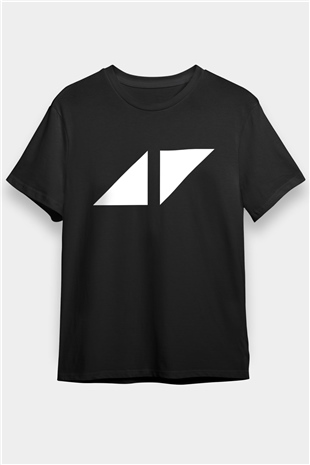 Avicii Siyah Unisex Tişört T-Shirt - TişörtFabrikası