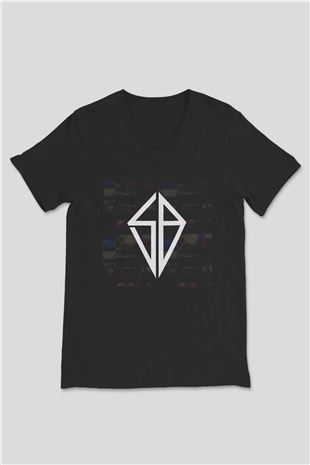 Avicii Siyah Unisex V Yaka Tişört