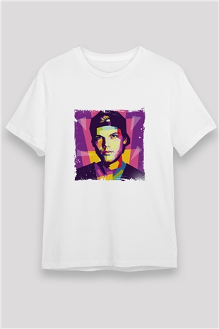AviciiBaskılı Beyaz Tişört