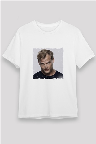 AviciiBaskılı Beyaz Tişört