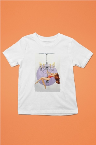 Avizeci Beyaz Unisex Çocuk Tişört