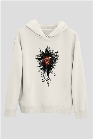 Avizeci Beyaz Unisex Hoodie