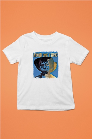 Avoid One Thing Baskılı Unisex Beyaz Çocuk Tişört