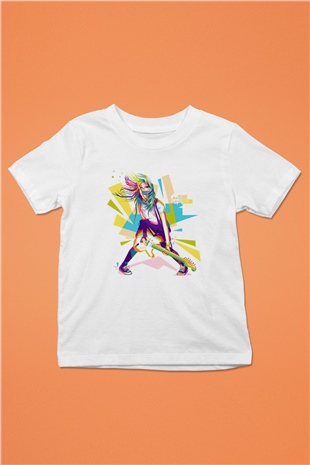 Avril Lavigne Beyaz Unisex Çocuk Tişört