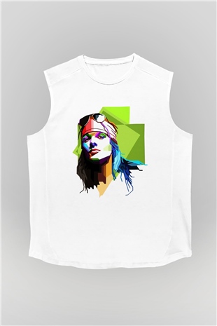 Axl Rose Beyaz Unisex Kolsuz Tişört