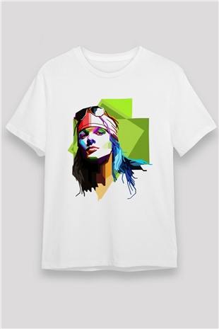 Axl Rose Beyaz Unisex Tişört T-Shirt - TişörtFabrikası