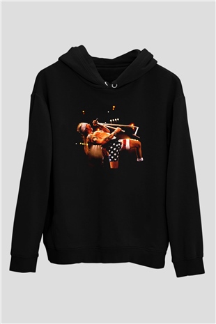 Axl Rose Siyah Unisex Hoodie