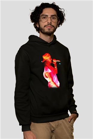 Axl Rose Siyah Unisex Hoodie