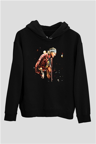 Axl Rose Siyah Unisex Hoodie