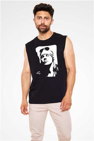 Axl Rose Siyah Unisex Kolsuz Tişört