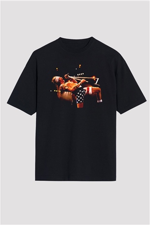 Axl Rose Siyah Unisex Oversize Tişört T-Shirt