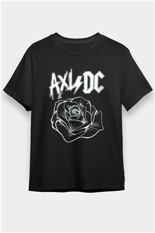 Axl Rose Siyah Unisex Tişört T-Shirt - TişörtFabrikası