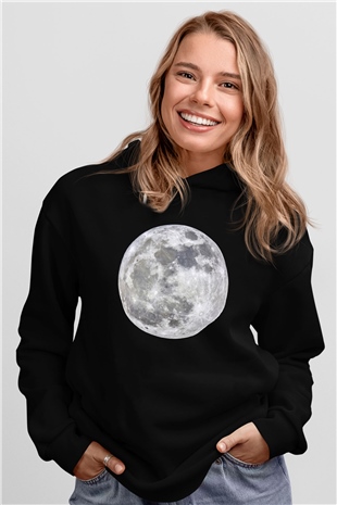 Ay Siyah Unisex Hoodie