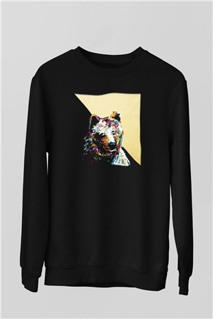 Ayı Siyah Unisex Sweatshirt