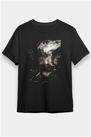 Ayı Siyah Unisex Tişört T-Shirt - TişörtFabrikası