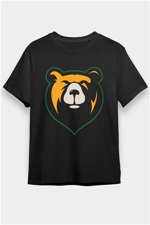 Ayı Siyah Unisex Tişört T-Shirt - TişörtFabrikası