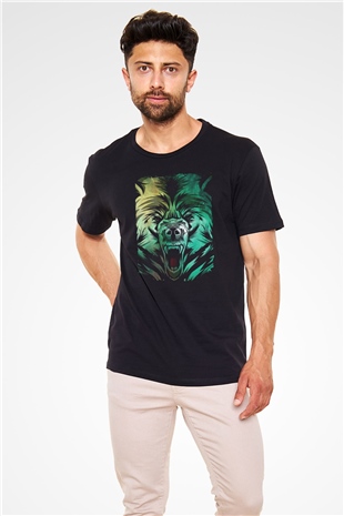 Ayı Siyah Unisex Tişört T-Shirt - TişörtFabrikası