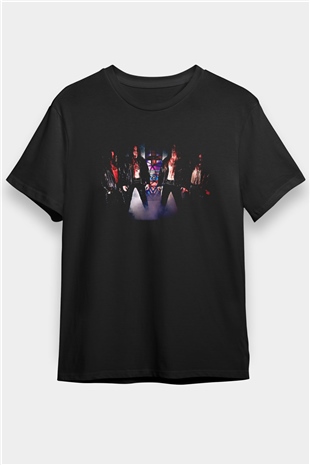 Azarath Baskılı Unisex Siyah Tişört - Tshirt