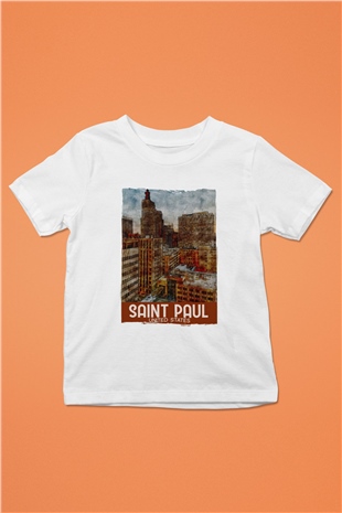 Aziz Paul Katedrali Beyaz Unisex Çocuk Tişört