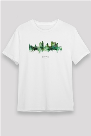 Aziz Paul Katedrali Beyaz Unisex Tişört T-Shirt - TişörtFabrikası