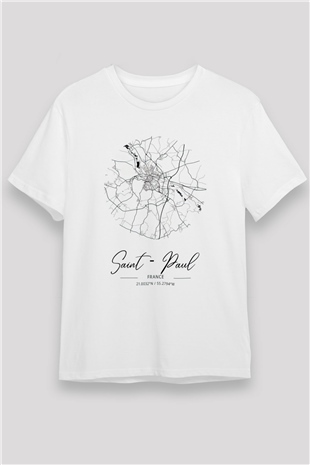 Aziz Paul Katedrali Beyaz Unisex Tişört T-Shirt - TişörtFabrikası