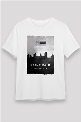 Aziz Paul Katedrali Beyaz Unisex Tişört T-Shirt - TişörtFabrikası