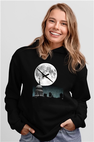 Aziz Paul Katedrali Siyah Unisex Hoodie