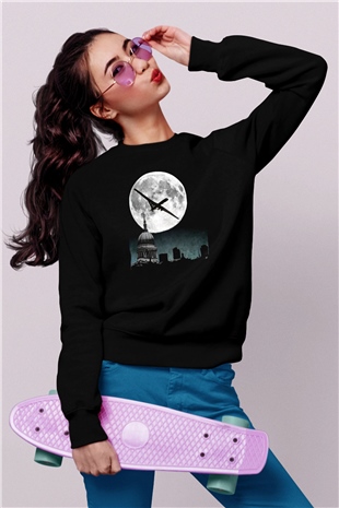 Aziz Paul Katedrali Siyah Unisex Sweatshirt
