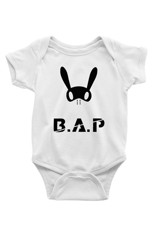 B.A.P K-Pop Beyaz Bebek Body - Zıbın
