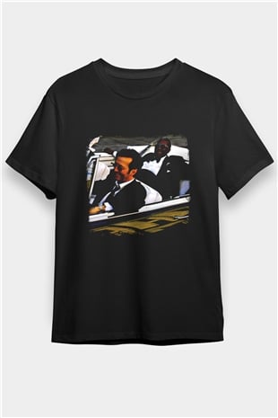 B.B. King Baskılı Unisex Siyah Tişört