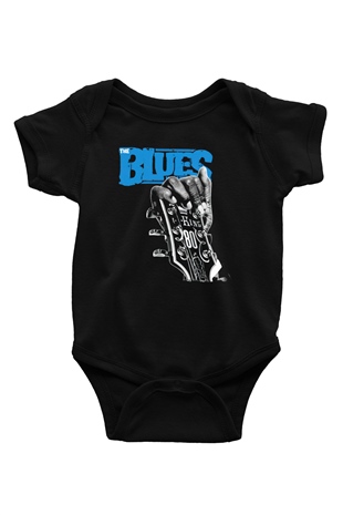 B.B. King Siyah Bebek Body - Zıbın