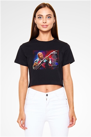 B.B. King Siyah Crop Top Tişört