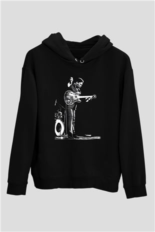 B.B. King Siyah Unisex Hoodie