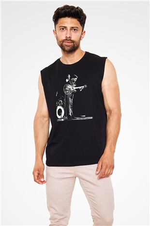B.B. King Siyah Unisex Kolsuz Tişört