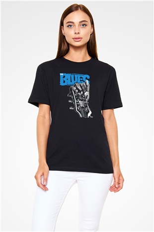 B.B. King Siyah Unisex Tişört T-Shirt - TişörtFabrikası