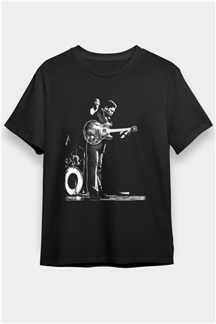 B.B. King Siyah Unisex Tişört T-Shirt - TişörtFabrikası