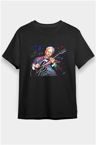 B.B. King Siyah Unisex Tişört T-Shirt - TişörtFabrikası