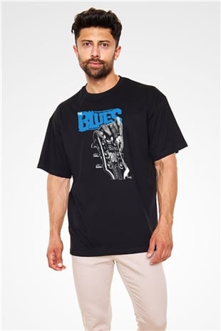B.B. King Siyah Unisex Tişört T-Shirt - TişörtFabrikası