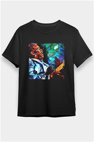 B.B. King Siyah Unisex Tişört T-Shirt - TişörtFabrikası