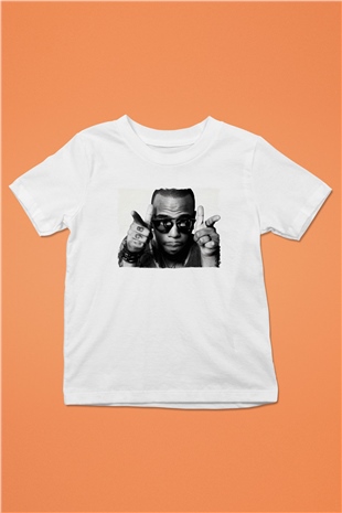 B.o.B Beyaz Unisex Çocuk Tişört